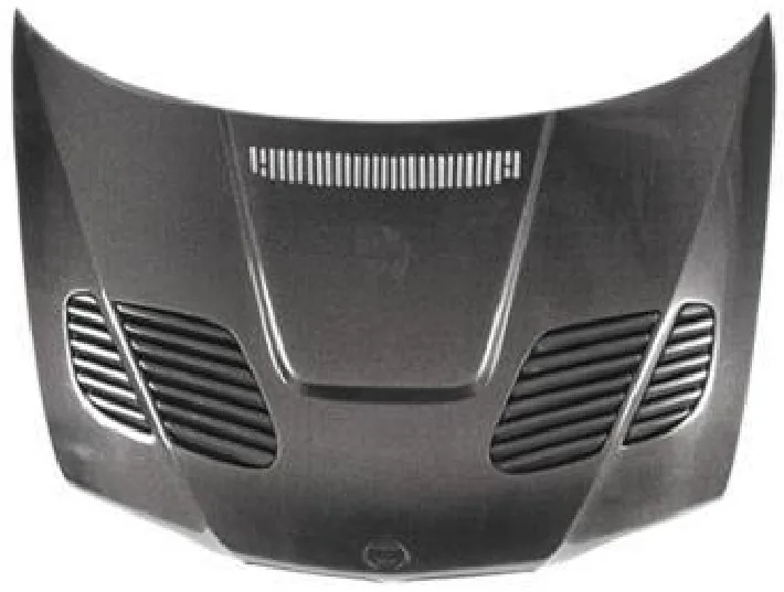Front Hood Carbon Fiber BMW 3 Series E46 style LY 4 Doors