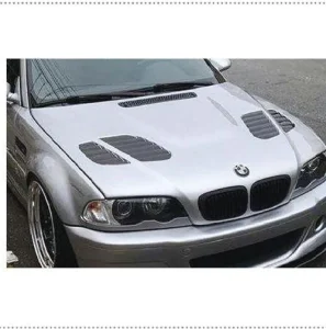 Front Hood Carbon Fiber BMW 3 Series E46 style LY 4 Doors