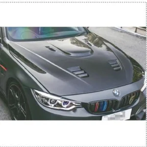 ฝากระโปรงหน้า Carbon Fiber BMW 3 Series F30 ทรง V แบบที่ 2