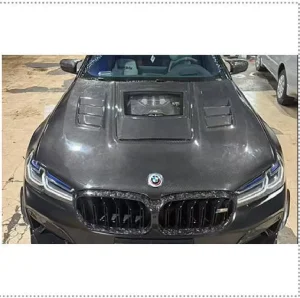 ฝากระโปรงหน้า Carbon Fiber BMW M5 F90 ฝาโชว์เครื่อง ช่องกระจกใส