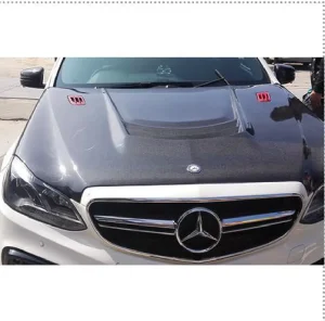 ฝากระโปรงหน้า Carbon Fiber Benz E Class W212 ทรง LY รุ่นหลัง