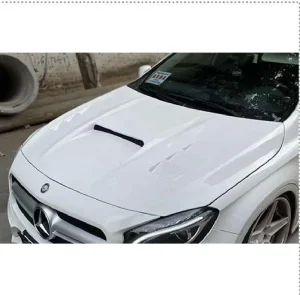 Front Hood Carbon Fiber Benz GLA style V