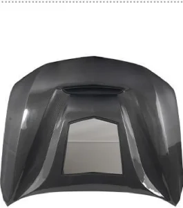 ฝากระโปรงหน้า Carbon Fiber Cadillac CT4 ทรง GTS ฝาโชว์เครื่อง ช่องกระจกใส