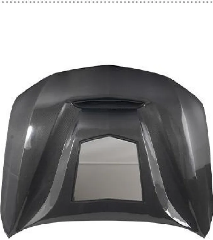 ฝากระโปรงหน้า Carbon Fiber Cadillac CT4 ทรง GTS ฝาโชว์เครื่อง ช่องกระจกใส