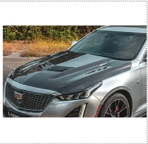 ฝากระโปรงหน้า Carbon Fiber Cadillac CT5 ทรง V