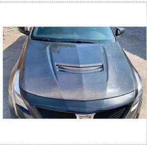 ฝากระโปรงหน้า Carbon Fiber Cadillac CT6 ทรง V
