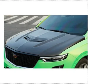 Front Hood Carbon Fiber Cadillac XT6 style V