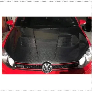ฝากระโปรงหน้า Carbon Fiber Volkswagen Golf 6 ช่องระบาย 5 ช่อง