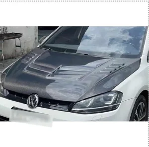 ฝากระโปรงหน้า Carbon Fiber Volkswagen Golf 7 ทรง V