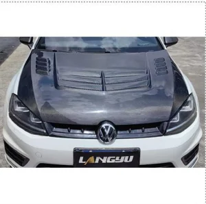 ฝากระโปรงหน้า Carbon Fiber Volkswagen Golf 7 ทรง VARIS