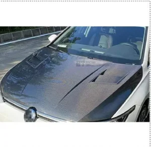 ฝากระโปรงหน้า Carbon Fiber Volkswagen Golf 8 ทรง TR