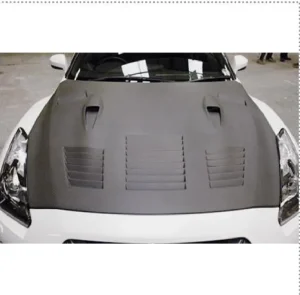 ฝากระโปรงหน้า Carbon Fiber Nissan Skyline GT-R R35 ทรง D