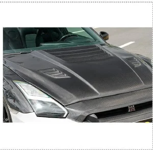 Front Hood Carbon Fiber Nissan Skyline GT-R R35 style Nismo
