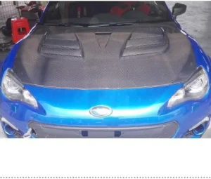 Front Hood Carbon Fiber Toyota 86 style D