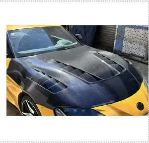 Front Hood Carbon Fiber Toyota Supra style TV