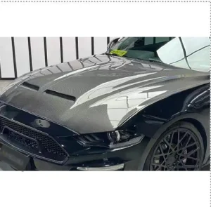 ฝากระโปรงหน้า Carbon Fiber Ford Mustang ทรง Shelby