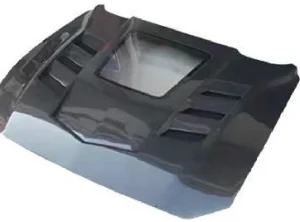 ฝากระโปรงหน้า Carbon Fiber Ford Mustang รุ่นหลัง ฝาโชว์เครื่อง ช่องกระจกใส