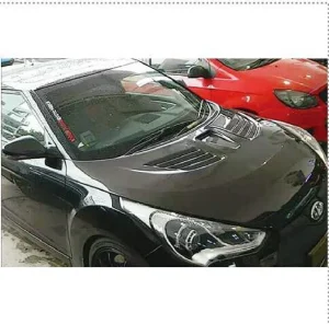 Front Hood Carbon Fiber Hyundai Veloster style LY