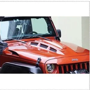 Front Hood Carbon Fiber Jeep Wrangler style B