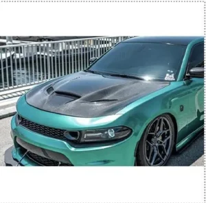 ฝากระโปรงหน้า Carbon Fiber Dodge Charger ทรง A