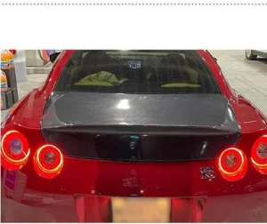 ฝากระโปรงหลัง Carbon Fiber Nissan Skyline GT-R R35 ทรงเป็ด (ducktail)