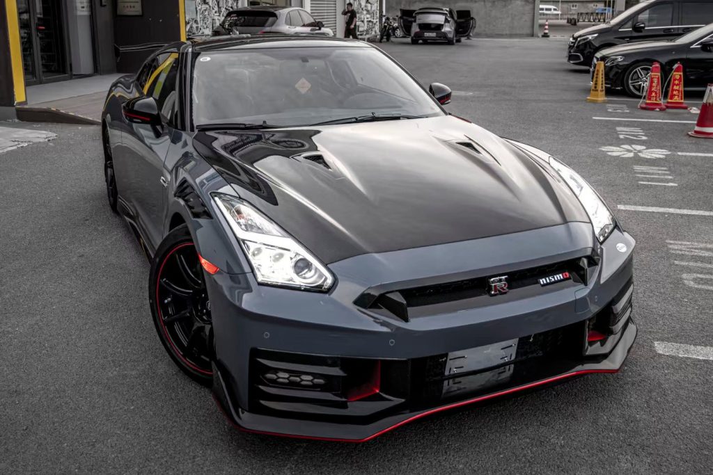 กันชนหน้า Carbon Fiber Nissan GT-R R35 2023-2025 ทรง DarwinPRO (2024-Nismo)