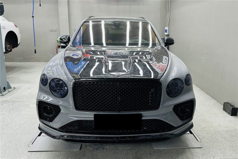 Front Lip Autoclave Carbon Fiber Bentley Bentayga 2021-2026 style DarwinPRO(V8S)