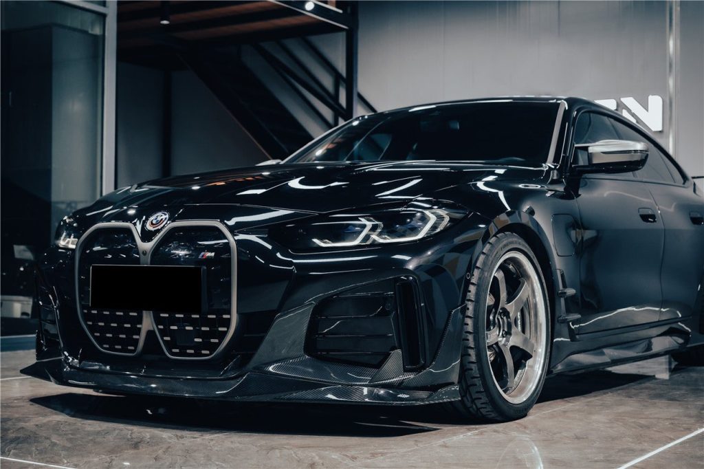 ลิ้นหน้า Autoclave Carbon Fiber BMW i4 G26 ทรง DarwinPRO (AM) 2021-2026 #2