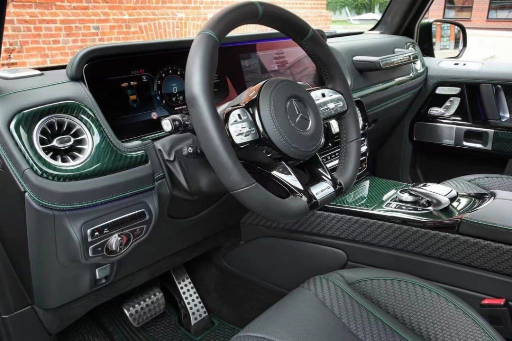 ชิ้นส่วนตกแต่งภายใน Autoclave Carbon Fiber MERCEDES BENZ G-Class W465 ทรง DarwinPRO (OE)