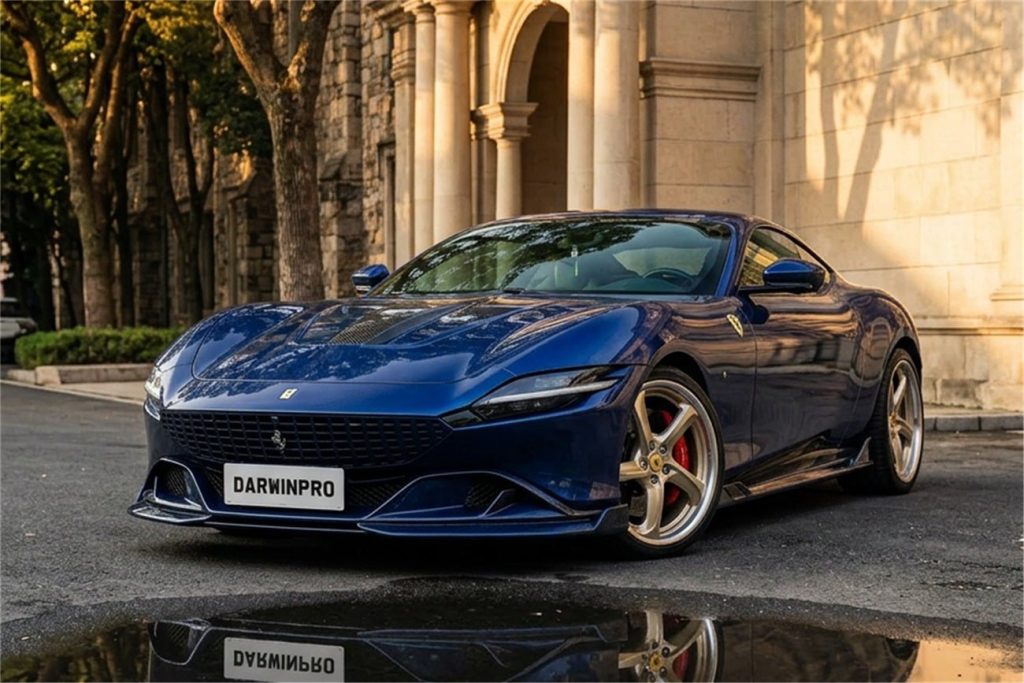 ชุดแต่งรอบคัน Carbon Fiber Ferrari Roma ทรง DarwinPRO (BKSS)