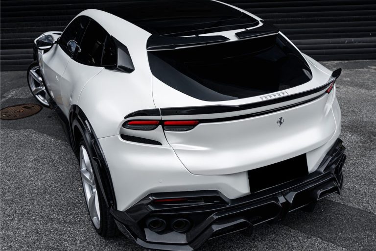 roof spoiler Carbon Fiber Ferrari Purosangue style DarwinPRO 2023-UP