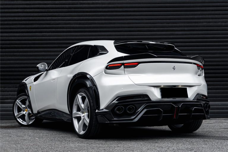 Rear Spoiler Carbon Fiber Ferrari Purosangue style DarwinPRO 2023-UP