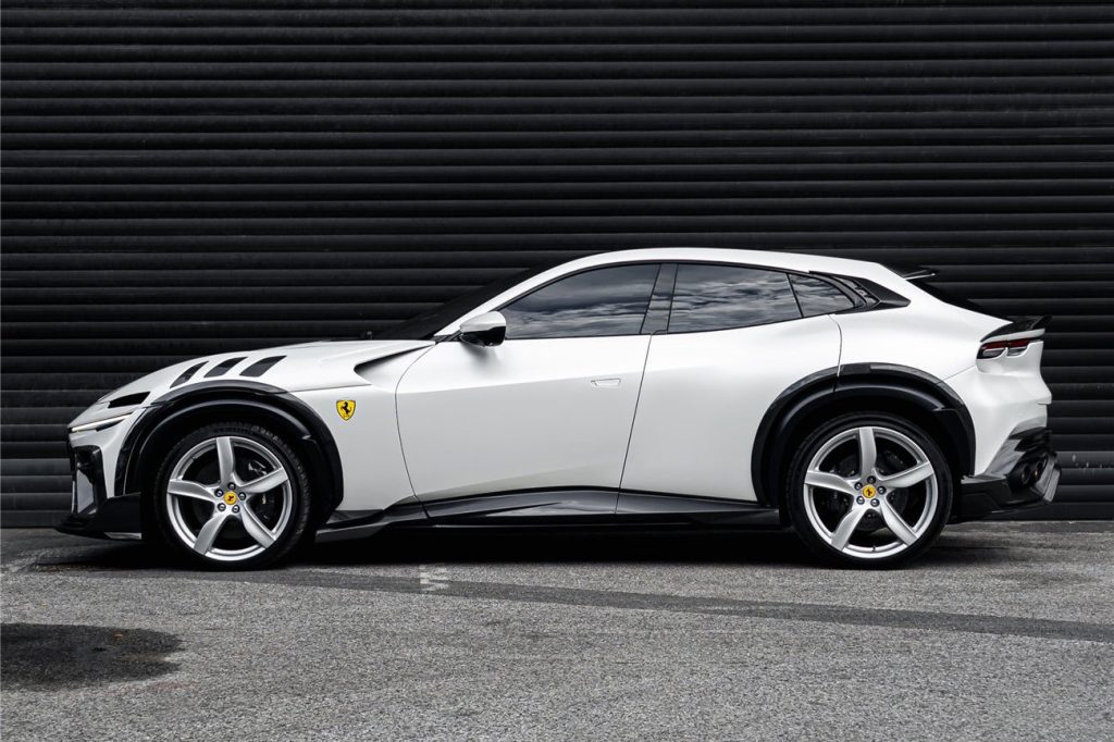 สเกิร์ตข้าง Carbon Fiber Ferrari Purosangue ทรง DarwinPRO 2023-UP