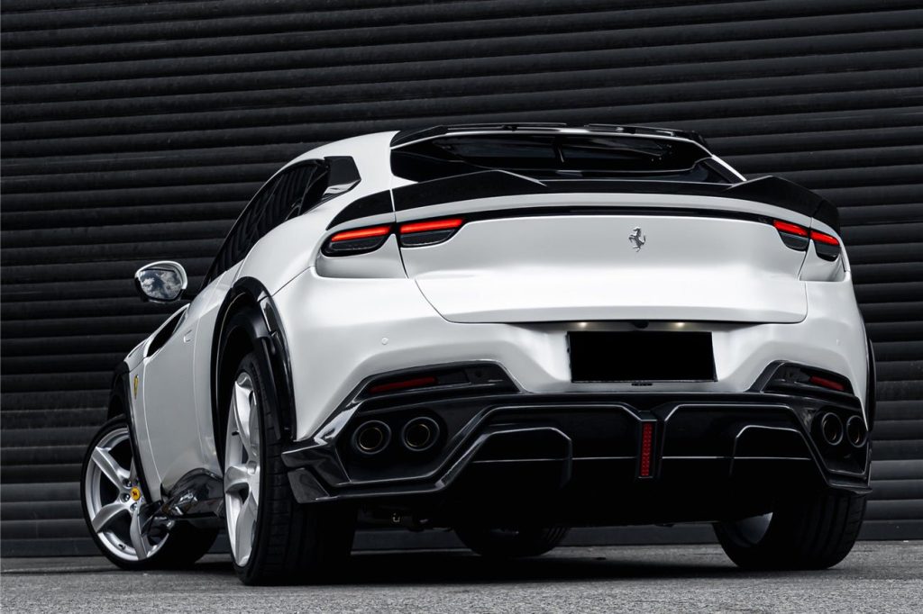 กันชนหลัง Carbon Fiber Ferrari Purosangue ทรง DarwinPRO