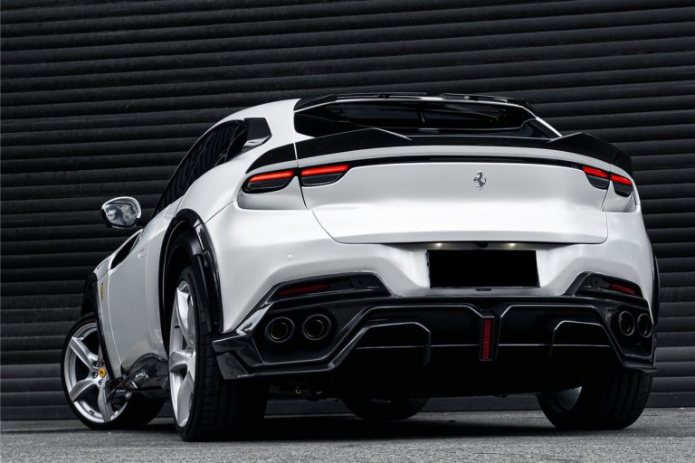 กันชนหลัง Carbon Fiber Ferrari Purosangue ทรง DarwinPRO