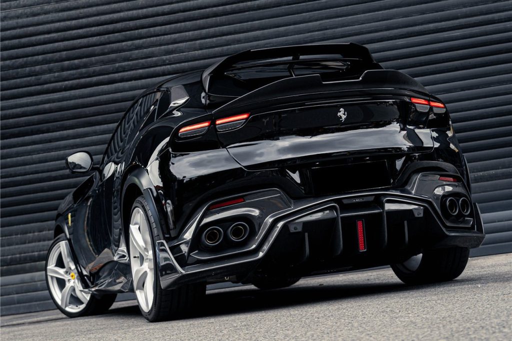 สปอยเลอร์ท้าย Carbon Fiber Ferrari Purosangue ทรง DarwinPRO 2023-UP #2