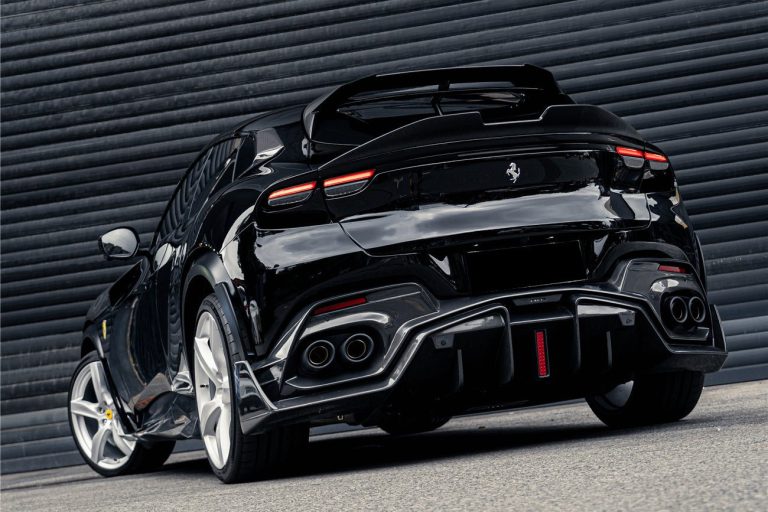 Rear Spoiler Carbon Fiber Ferrari Purosangue style DarwinPRO 2023-UP #2