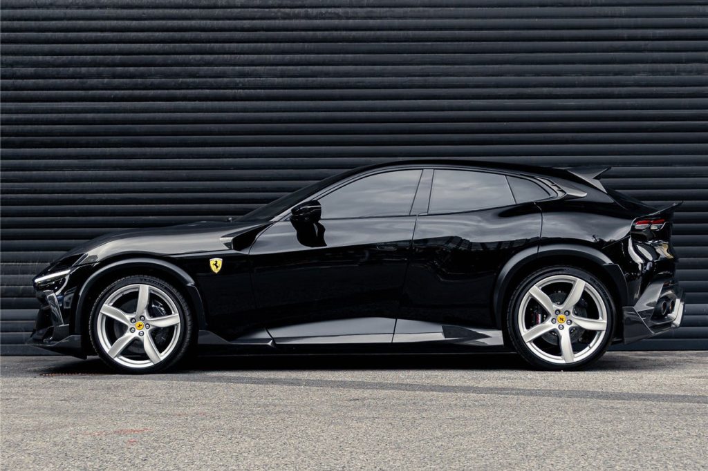 สเกิร์ตข้าง Carbon Fiber Ferrari Purosangue ทรง DarwinPRO 2023-UP #2