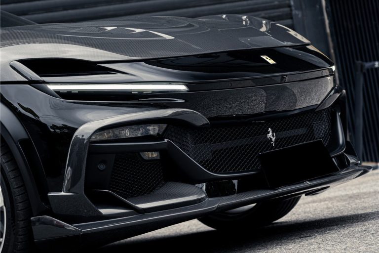 Front Lip Carbon Fiber Ferrari Purosangue style DarwinPRO