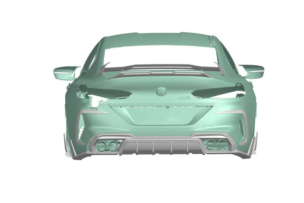 ดิฟฟิวเซอร์ท้าย Autoclave Carbon Fiber BMW 8 Series F91-F92-F93 M8 (F93 AD)