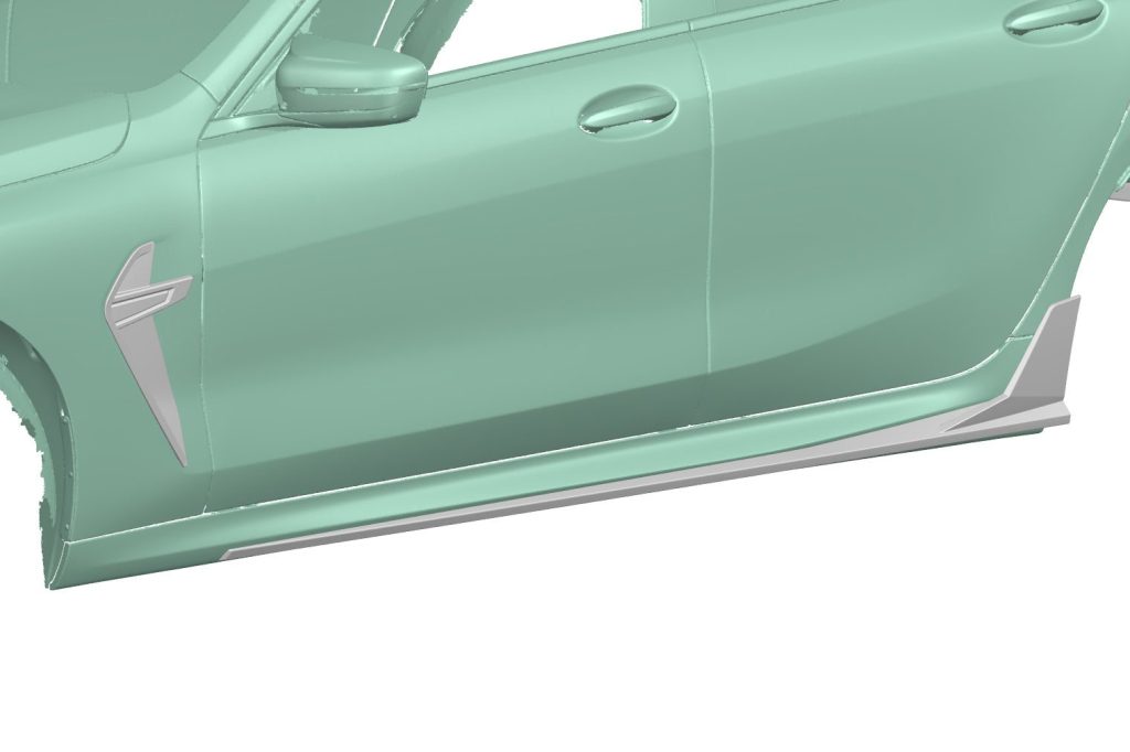 สเกิร์ตข้าง Autoclave Carbon Fiber BMW 8 Series G14-G15-G16 (G16 AD)