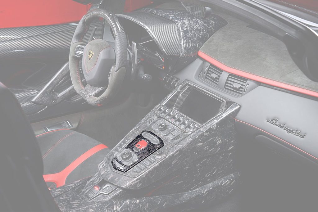 ชิ้นส่วนตกแต่งภายใน Dry Carbon LAMBORGHINI Aventador LP700 Coupe 2011-2016