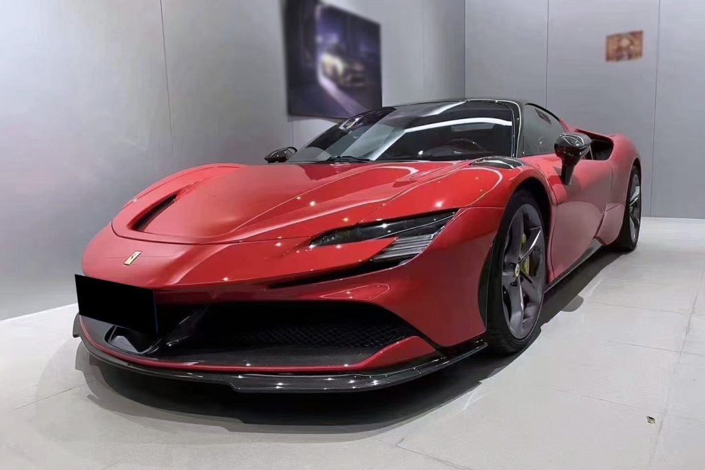 ลิ้นหน้า Autoclave Carbon Fiber Ferrari SF90 (SF90 MI)