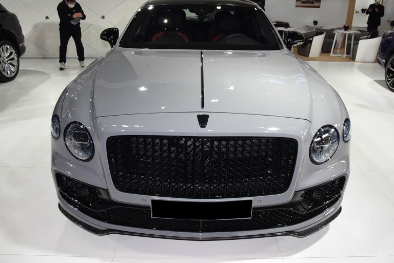 Front Lip Autoclave Carbon Fiber Bentley Flying Spur 2020-2024 style DarwinPRO(Spur OE)