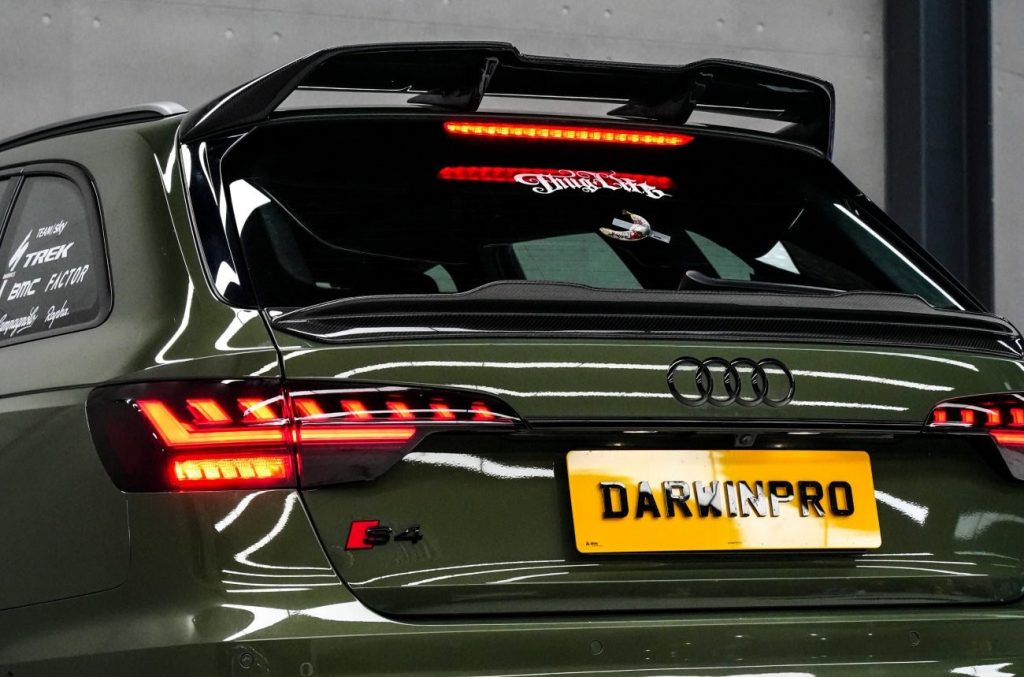สปอยเลอร์ท้าย Carbon Fiber AUDI A4 B9 S4 ทรง DarwinPRO (B9.5 BKSSII)