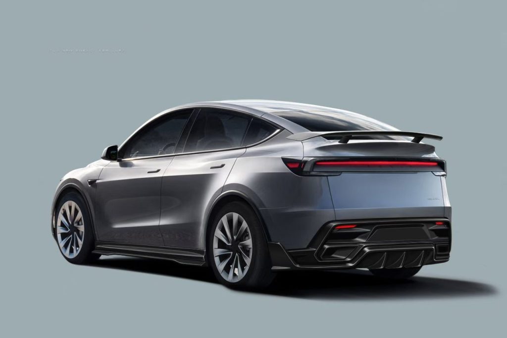 สปอยเลอร์ท้าย Autoclave Carbon Fiber Tesla (OX VER2)