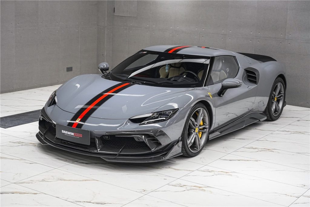ชุดแต่งรอบคัน Carbon Fiber Ferrari 296 ทรง DarwinPRO #2
