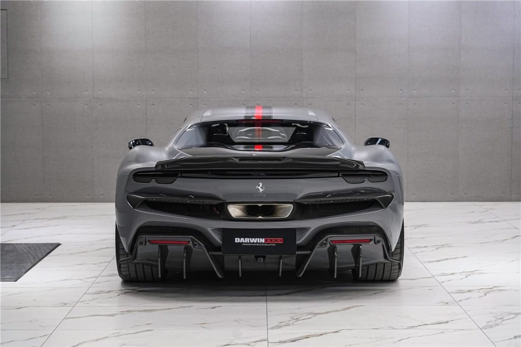 ดิฟฟิวเซอร์ท้าย Carbon Fiber Ferrari 296 ทรง DarwinPRO