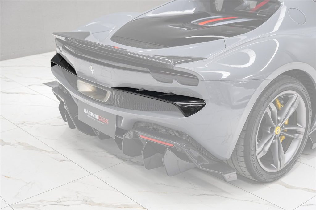 กันชนหลัง Carbon Fiber Ferrari 296 ทรง DarwinPRO