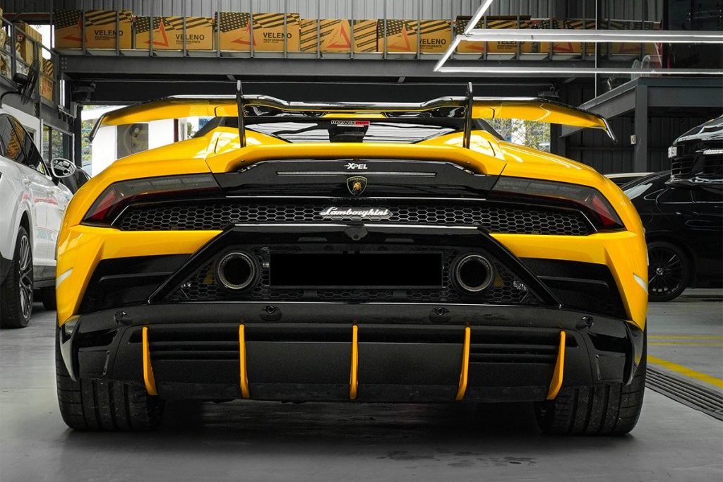 สปอยเลอร์ท้าย Dry Carbon LAMBORGHINI Huracan EVO ทรง DarwinPRO (EVO AD)